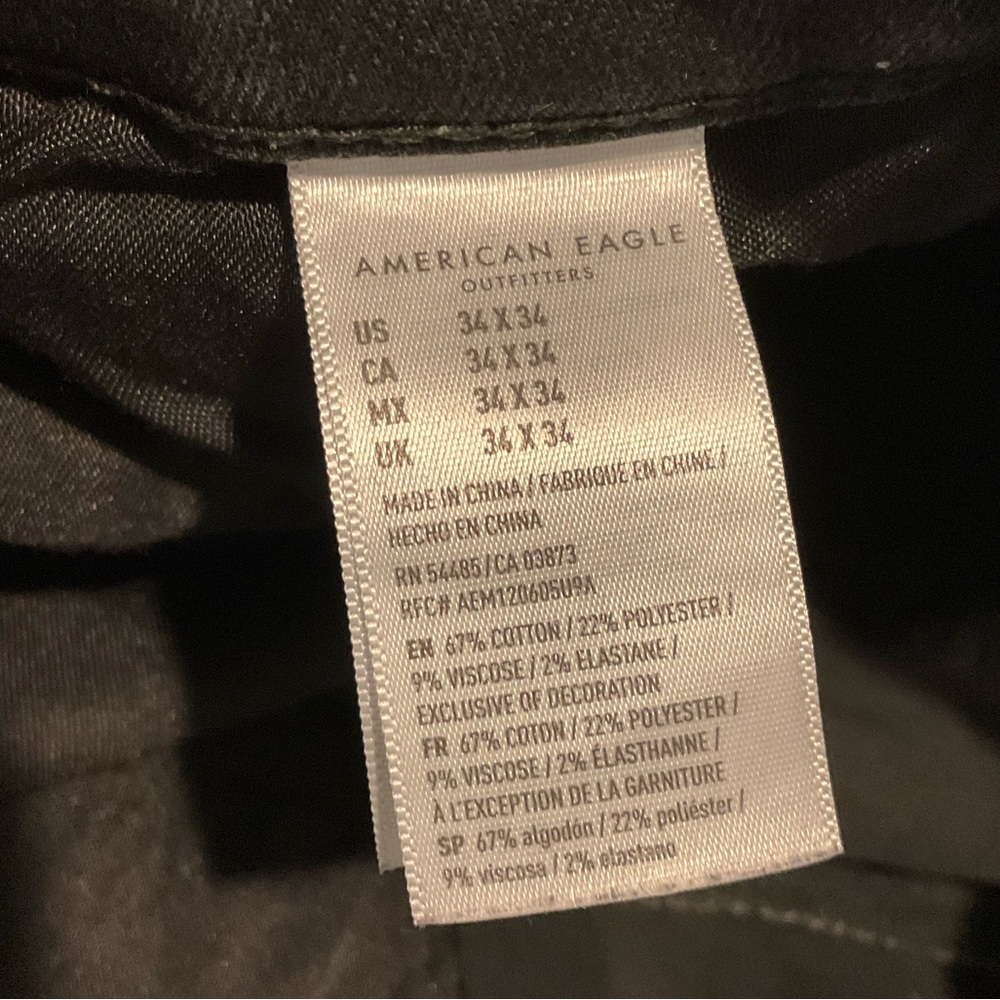 American Eagle Distressed Skinny Jeans SIZE 34x34 - Picture 11 of 11